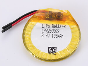 Small LiPo Battery 3.7V 135mAh
