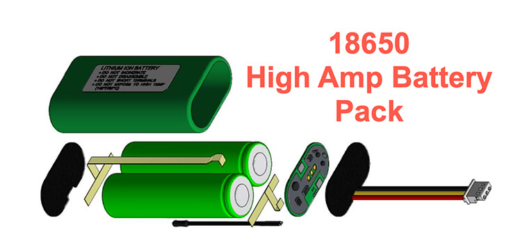 18650 High Amp Battery 5A 10A 20A 30A