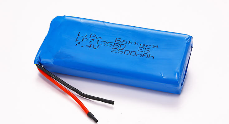 Lithium Ion Polymer Battery - 3.7V 2500mAh | TinyCircuits