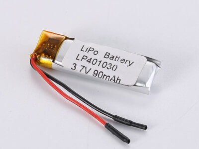 small LiPo Battery LP401030 3.7V 90mAh