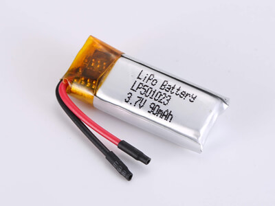 small lipo battery lp501023 3.7v 90mah