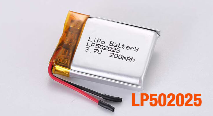 Lithium Ion Polymer Battery - LP502535 3.7V 400mAh