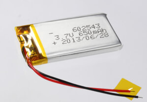 Lithium Polymer Battery 3.7V 650mAh