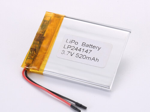 Ultra-Thin LiPo Battery LP601745 3.7V 400mAh