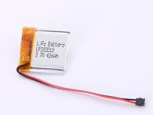 small lipo battery lp202018 3.7v 42mah