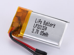 small lipo battery lp321324 3.7v 85mah