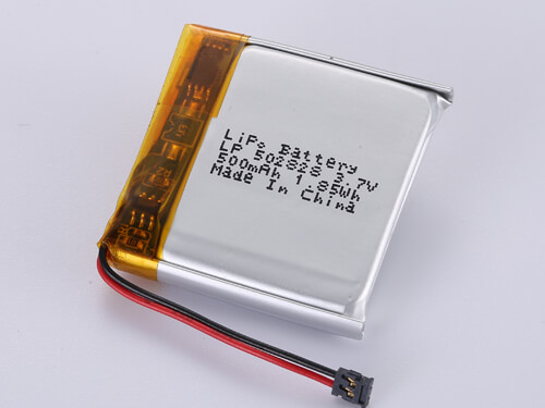 Lithium Polymer Battery 3.7V 500mAh