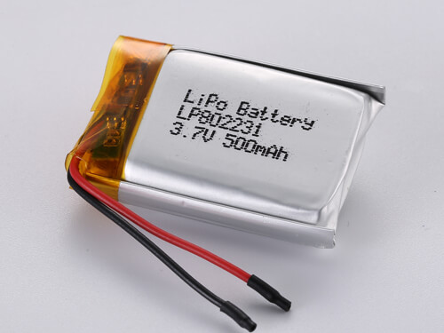 Lithium Polymer Battery 3.7V 500mAh