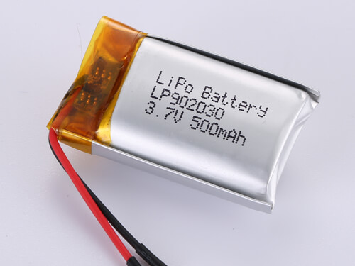 Lithium Polymer Battery 3.7V 500mAh