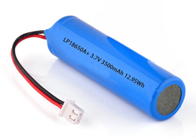 3.7V Rechargeable Lithium ion Battery LP18650A+ 3500mAh With PCM and JST  XHP-2 Connector