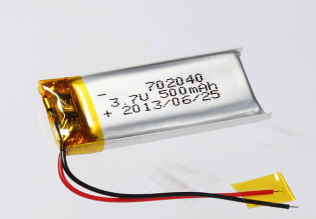 Lithium Polymer Battery 3.7V 500mAh