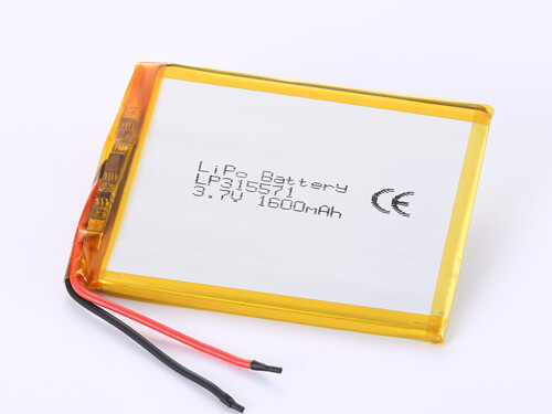 Lithium Polymer Battery 3.7V 1600mAh